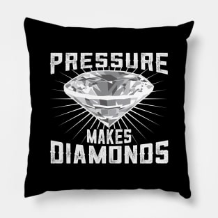 Pressure Makes Diamonds Pillow