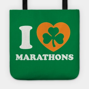 St Patricks Day Running Marathon Irish Runner Shamrock Tote