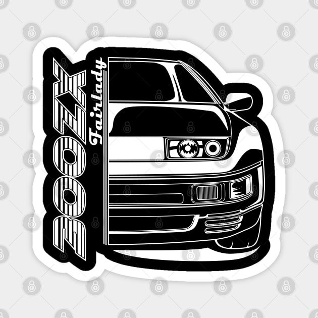 Fairlady 300ZX (White Print) Magnet by WINdesign