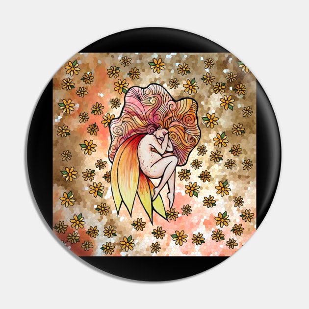 Pregnant Fairy Pin by bubbsnugg