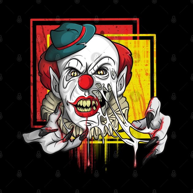 Classic Horror Clown by Trendy Black Sheep