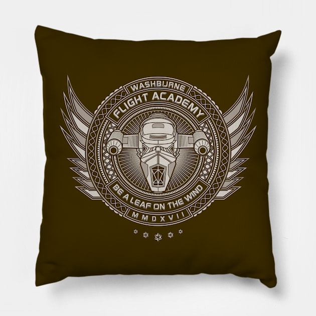 Washburne Flight Academy Pillow by heavyhand