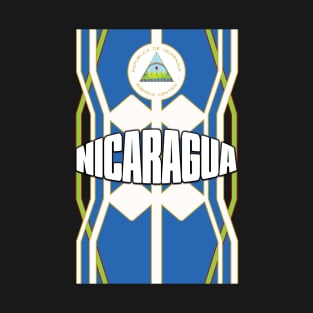 Nicaragua Art Deco T-Shirt