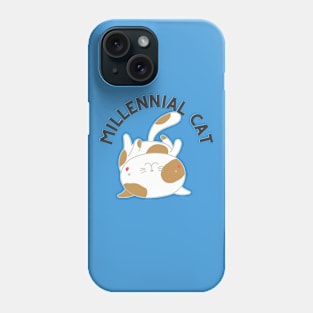 Millennial Cat Pun Phone Case