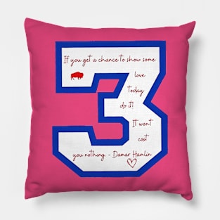 Damar Hamlin (9) Pillow