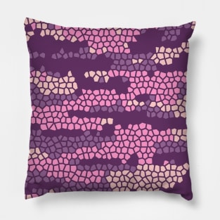 Camo Pattern - Purple Pillow