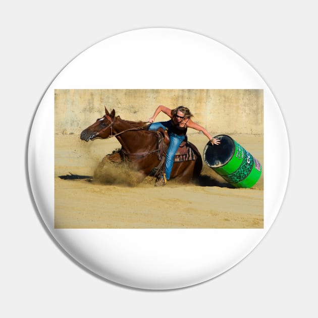 Barrel Racer Pin by joesaladino