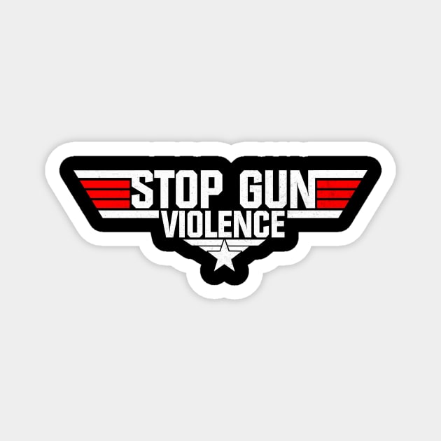 Stop gun violence Magnet by geekmethat