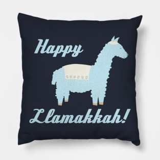 Happy Llamakkah! Pillow