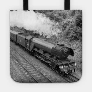 The Flying Scotsman - Black and White Tote