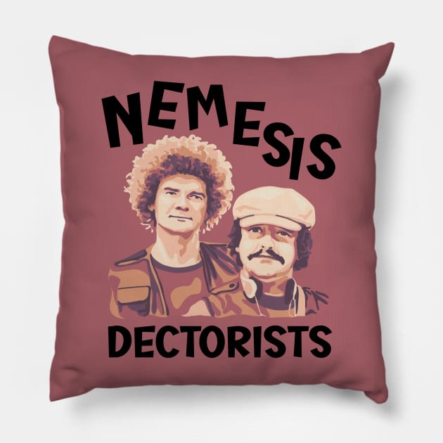 Nemesis Detectorists Pillow by Slightly Unhinged