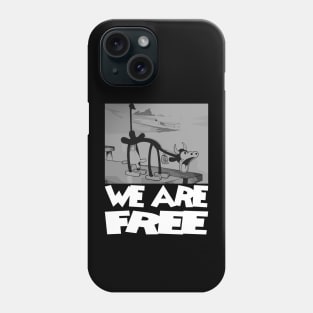 Steamboat Willie. We Are Free Phone Case