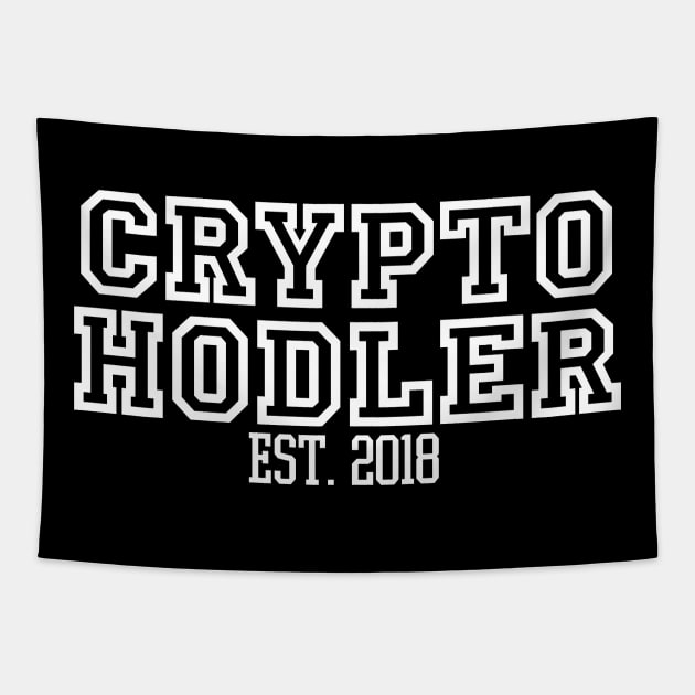 Crypto Hodler Tapestry by felixbunny