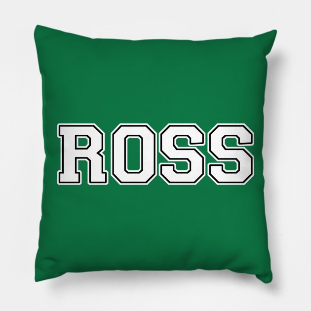 SPUN Name Shirt ROSS Pillow by haegifrq