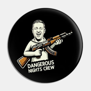 Dangerous Nights Crew // Tim Robinson Fan Art Pin