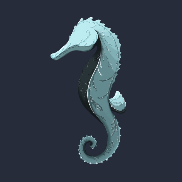 Blue Sea Horse by Little Cristina