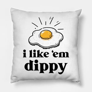 Dippy Eggs - Pittsburghese Pillow