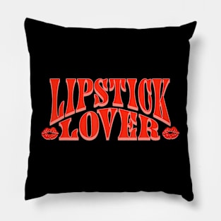 Lipstick  LGBT Pride Retro Pillow