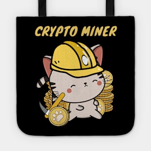 Crypto Miner Tabby Cat Tote