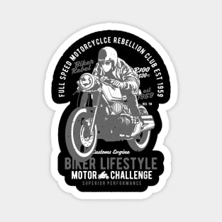 Motorcycle Biker Lifestyle Magnet