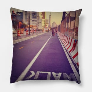 Hudson River Greenway Manhattan NYC Pillow