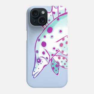 Psychedelic Panther Grouper Fish (Digital) Phone Case