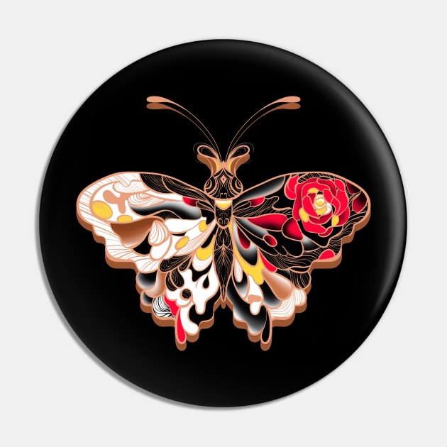 BUTTERFLY Pin by MAYRAREINART
