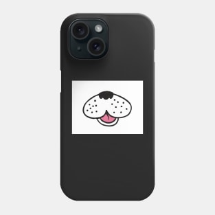 White Doggie Face Phone Case