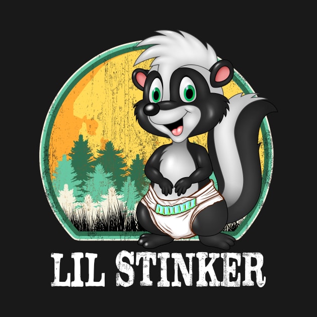 LITTLE STINKER - ABDL Diaper Fur Skunk by NaughtyBoyz