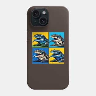 Blue Tongue Skink Pop Art - Cool Lizard Phone Case