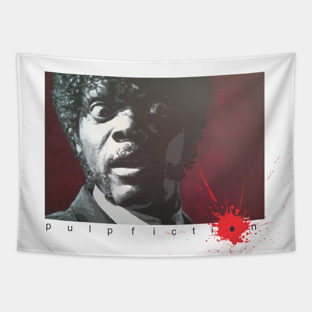 Pulp Fiction Tapestry by workshop71