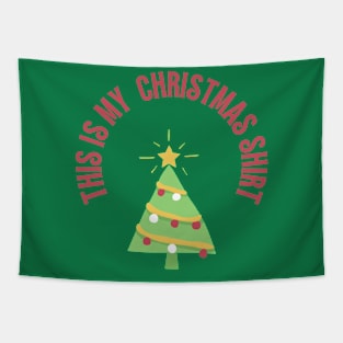 Ugly Christmas Shirt Tapestry