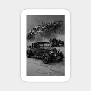 Hot Rod Graveyard 2 Magnet