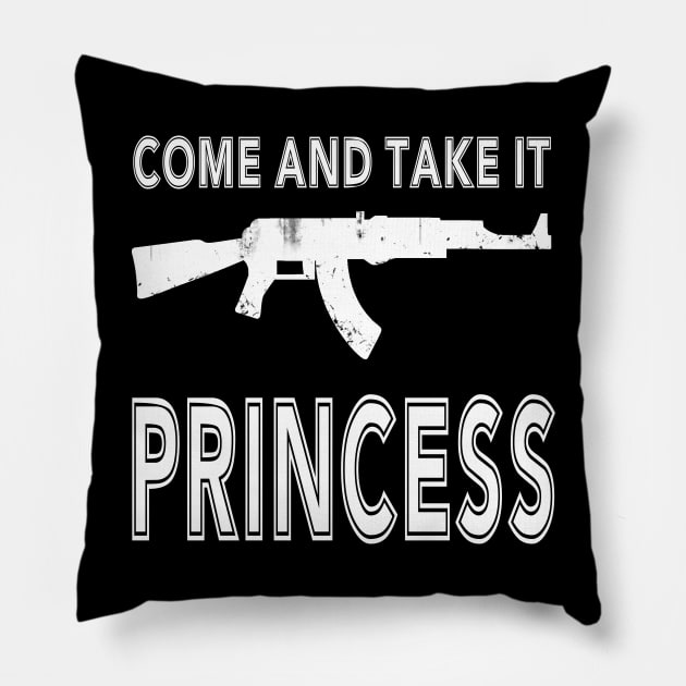 Come and take it Princess shirt, The Hispanic Conservative Pillow by benyamine