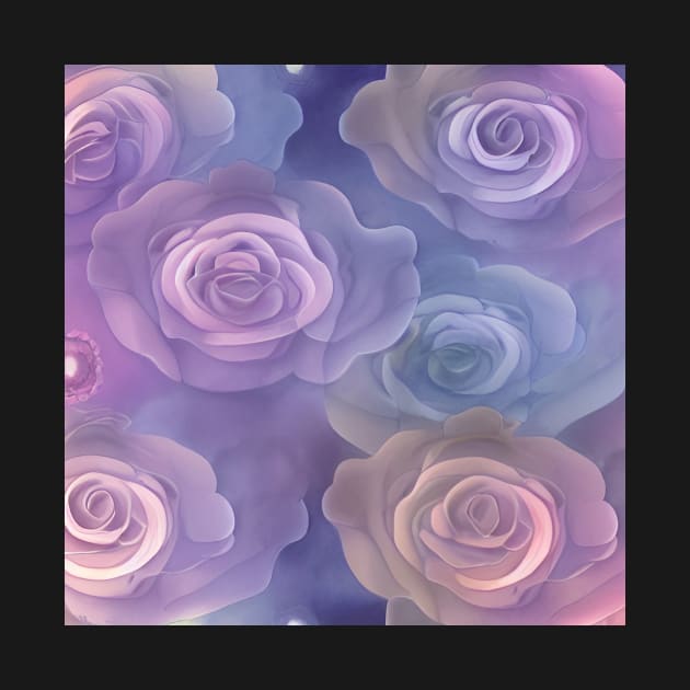 Gentle Pastel Roses by ArtistsQuest