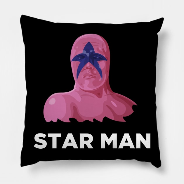 Star Man Pillow by Pufahl