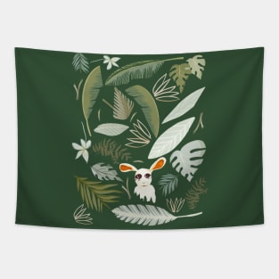 Rabbit in the forest Tapestry