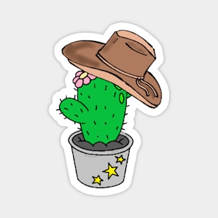 Cactus cowboy Magnet