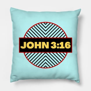 Bible Verse John 3:16 | Christian Pillow