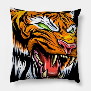 Angry Tiger beast most wanted Pillow