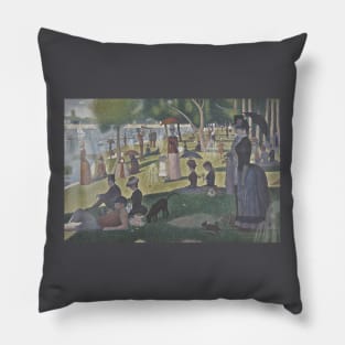 Seurat Haunted Sunday Pillow