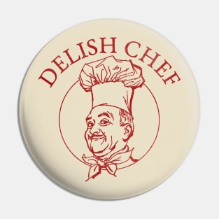 Delish Chef Pin