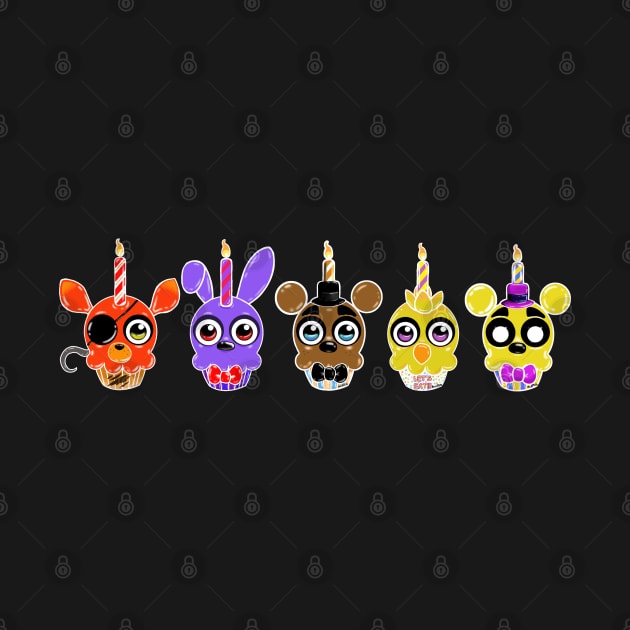 FNAF Cupcakes (5) by Bat13SJx