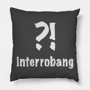 ?! Interrobang Pillow