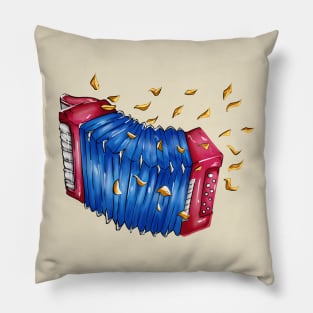 Yellow Leaves Acordeon Pillow