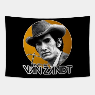 Townes Van Zandt Gold Tribute Tapestry