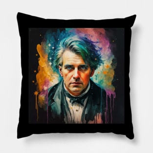 William Butler Yeat Aedh portrait Pillow