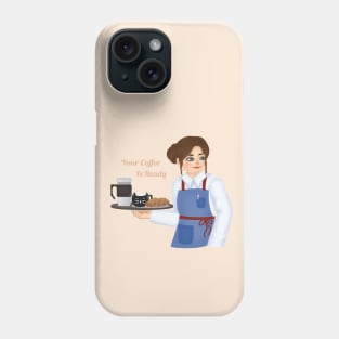 Your coffee is ready Phone Case