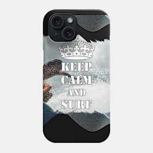 Keep Calm And Surf 42 - Summer Of Surfing Phone Case