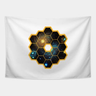 James Webb Telescope - Peep Into Galaxies and Deep Space - NASA JWST Artistic Tapestry